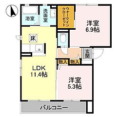 物件の間取り