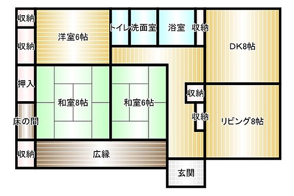 間取りを拡大表示