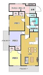 間取図画像 3SLDK