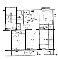 小田原中村原分譲住宅1号 4Kの間取図画像
