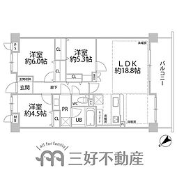 間取図画像 3LDK