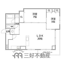 間取図画像 1SLDK