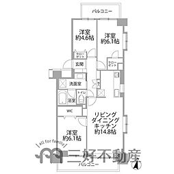 間取図画像 3LDK