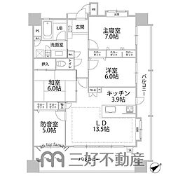 アーバンパレス小笹ステージ 4LDKの間取図画像