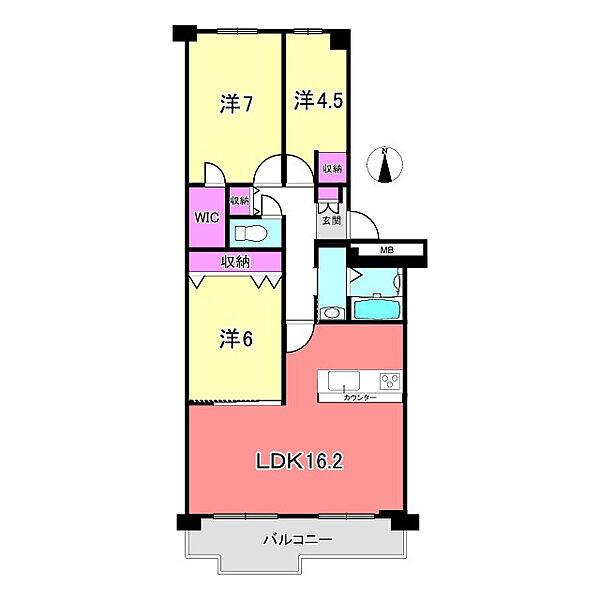 間取りを拡大表示