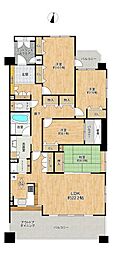 キャッスルハイツ小牧 4LDKの間取図画像