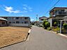 外観：東側前面道路幅員約5.9ｍ。（1号地側）