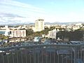 バルコニーから...