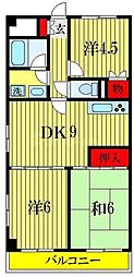 間取図画像 3DK