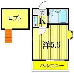 間取図画像 1K
