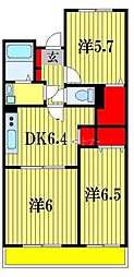 間取図画像 3DK