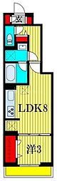 鎌ケ谷市東道野辺5丁目アパート 1LDKの間取図画像