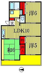 グランシャリオ船橋 3LDKの間取図画像
