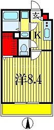 リブリM&M 1Kの間取図画像