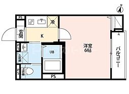 robot home 薬園台(ロボットホームヤクエンダイ) 1Kの間取図画像