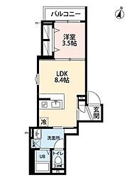 robot home 薬園台(ロボットホームヤクエンダイ) 1LDKの間取図画像