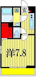 リブリ・ミニヨン 1Kの間取図画像