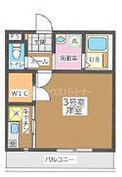 ラウレアファースト 1Kの間取図画像