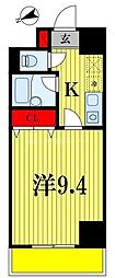 ダイヤマンション 1Kの間取図画像