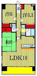 Merveille飯山満 3LDKの間取図画像