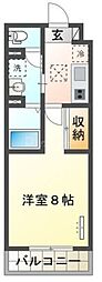 ラ フェリシテK 1階/-