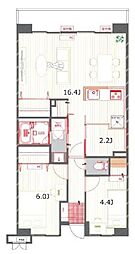 コンフォート津田沼弐番館 2SLDKの間取図画像