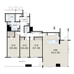 間取図画像 3LDK