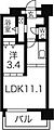 イリオス中島公園4階5.0万円