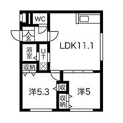 物件の間取り