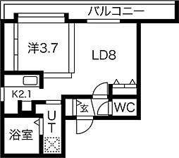 NsKBLD. 1LDKの間取図画像