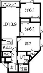 物件の間取り