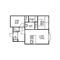 ガーネットときわ 201 ｜ 北海道札幌市南区常盤二条2丁目（賃貸アパート2LDK・3階・53.78㎡） その2