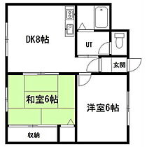 かばさわハイツ 202 ｜ 北海道札幌市東区東苗穂十条2丁目（賃貸アパート2DK・2階・47.74㎡） その2