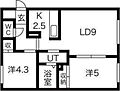 コンフォール平岸4階6.9万円