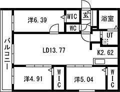 物件の間取り