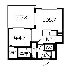 物件の間取り