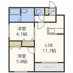 物件の間取り