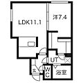 カーサフェリーチェ学園前4階6.5万円