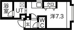 CremBld. 1Kの間取図画像