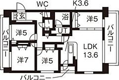物件の間取り