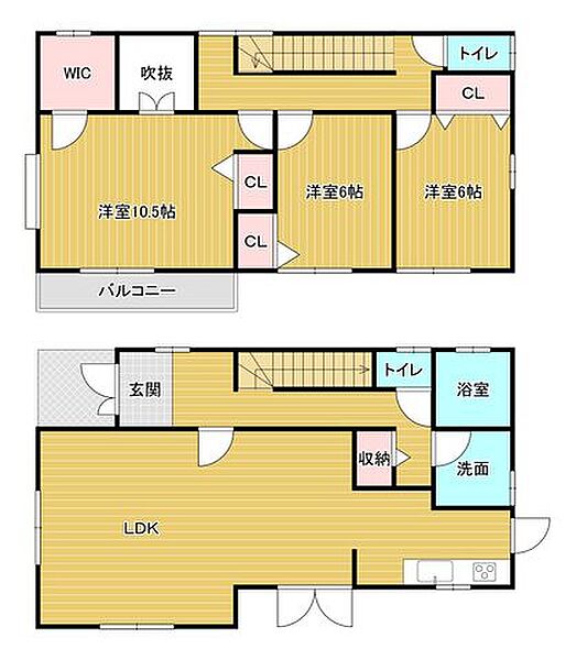 間取りを拡大表示