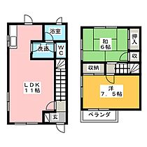 メゾンエンドウ  ｜ 静岡県富士市増川新町（賃貸テラスハウス2LDK・1階・62.70㎡） その2