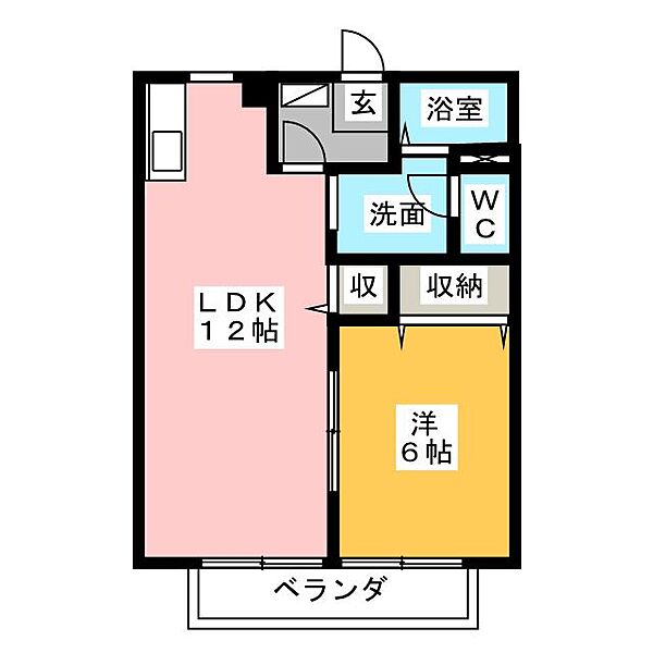 オリーブハウス ｜静岡県富士市一色(賃貸アパート1LDK・2階・40.92㎡)の写真 その2