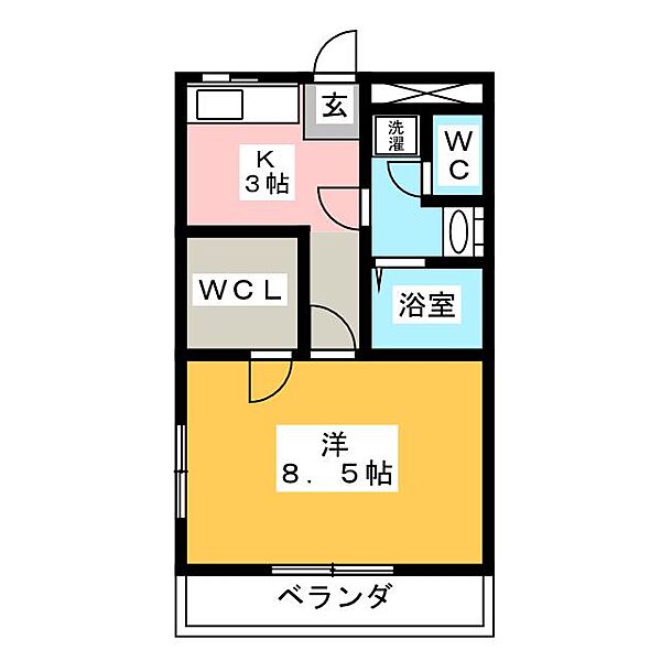 オリゾン ｜静岡県富士市中之郷(賃貸マンション1K・2階・31.60㎡)の写真 その2