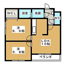 フォンターナ  ｜ 静岡県富士市今泉（賃貸マンション2LDK・3階・50.25㎡） その2