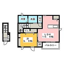 ル・シエルブルー  ｜ 静岡県富士市久沢２丁目9-36（賃貸アパート1LDK・2階・45.13㎡） その2