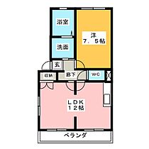 コーポアメニティハイツ  ｜ 静岡県富士市松岡（賃貸アパート1LDK・2階・43.47㎡） その2