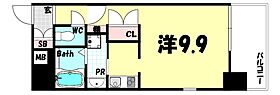 エスライズ新神戸  ｜ 兵庫県神戸市中央区生田町1丁目（賃貸マンション1K・8階・29.88㎡） その2