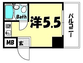 クローバーハイツ三宮  ｜ 兵庫県神戸市中央区浜辺通3丁目（賃貸マンション1R・9階・14.35㎡） その2