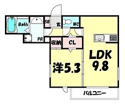 CASA MIO AOTANI  ｜ 兵庫県神戸市中央区中島通2丁目（賃貸アパート1LDK・1階・40.01㎡） その2